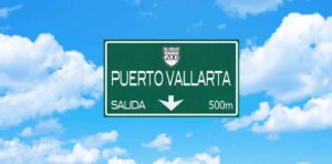 Puerto Vallarta placa carretera
